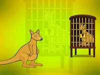 Play Baby Red Kangaroo Escape - Free Online Escape Game