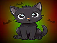 Play Halloween Black Cat Escape - Free Online Escape Game