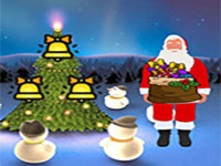 Play Santa Entered Christmas Street - Free Online Escape Game