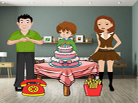 Play Parent Give Birthday Gifts - Free Online Escape Game