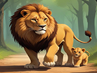 Play Caring Lion Escape - Free Online Escape Game