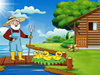 Play Farmer Searching Chick Mom - Free Online Escape Game