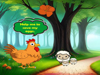 Play Save Egg From Thief Fox - Free Online Escape Game