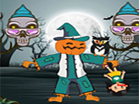 Play Save Kid From Scary Pumpkin - Free Online Escape Game