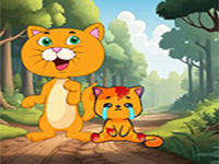 Play Save Injured Cat Baby - Free Online Escape Game
