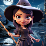 Adorable Witch Girl Escape