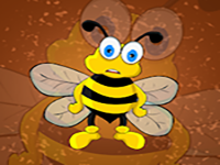 Play Beaten Honey Bee Hungry Escape - Free Online Escape Game