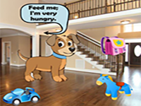 Play Feed The Starving Puppy - Free Online Escape Game