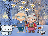 Play Help Winter Shivering Grandpa - Free Online Escape Game