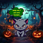 Help Hungry Halloween Kitty