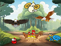 Play Hen Family Trapped To Eagles - Free Online Escape Game