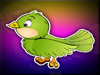 Rescue Cute Green Bird