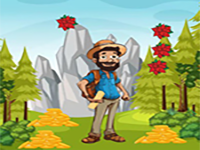 Play Researcher Reach Golden Mountain - Free Online Escape Game