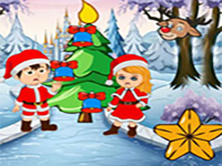 Play Children Waiting To Receive Gift - Free Online Escape Game