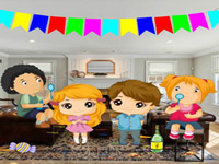 Play Children Get New Year Gift - Free Online Escape Game