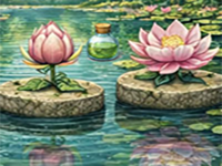 Play Hidden Lotus Lake Escape - Free Online Escape Game