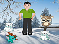 Play Find Puppy From Winter Land - Free Online Escape Game