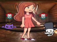 Play Girl Eluded Haunted House - Free Online Escape Game