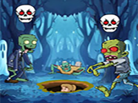 Play Girl Escape Zombies Surrounding - Free Online Escape Game