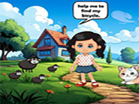 Play Girl Questing For Stolen Bicycle - Free Online Escape Game