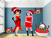 Play Girls Go To The Christmas Party - Free Online Escape Game