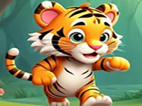 Play Lively Tiger Cub Escape - Free Online Escape Game