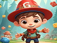 Play Gleeful Hat Child Rescue - Free Online Escape Game