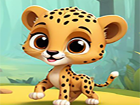 Play Sleepy Baby Cheetah Escape - Free Online Escape Game