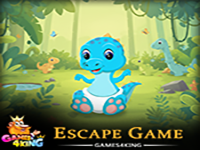Play Blue Mini Dino Escape - Free Online Escape Game