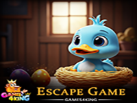 Play Smiling Blue Duckling Escape - Free Online Escape Game