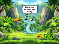 Play Snake Searching The Baby - Free Online Escape Game