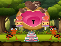 Play Ant Pair Sweet Land Escape - Free Online Escape Game