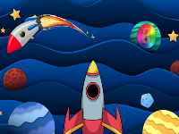 Play Rocket Descent Key - Free Online Escape Game