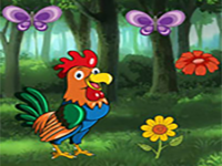 Play Rooster Save His Family - Free Online Escape Game