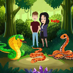 Couple Escape Dangerous Snake