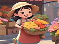 Play Joyful Floral Seller Rescue - Free Online Escape Game