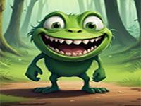 Play Joyful Green Creature Escape - Free Online Escape Game