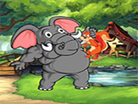 Play Squirrel Trapped To Giant Elephant - Free Online Escape Game