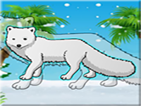Play Arctic Fox Rescue From Cage - Free Online Escape Game
