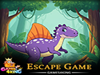 Play Friendly Purple Dino Escape - Free Online Escape Game