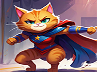 Play Strong Hero Cat Rescue - Free Online Escape Game