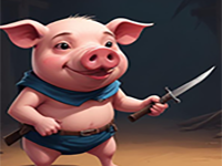 Play Strong Hunter Pig Escape - Free Online Escape Game