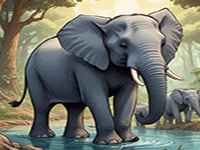Play Fun Loving Elephant Rescue - Free Online Escape Game