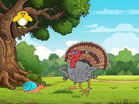 Play Turkey Forages The Eggs - Free Online Escape Game