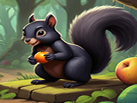 Play Busy Black Squirrel Rescue - Free Online Escape Game