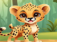 Play Cute Baby Cheetah Escape - Free Online Escape Game